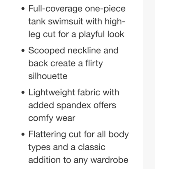 NEW Xhilaration Junior's Tank Scoop One Piece Swimsuit - Picture 14 of 14